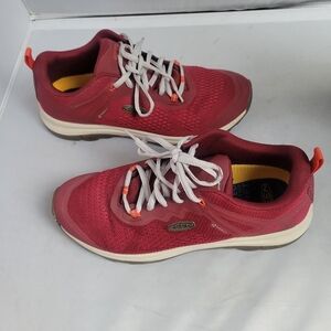 Keen Terradora II Vent Womens Hiking Shoe Sz 10 Rhubarb Orange Athletic Sneakers